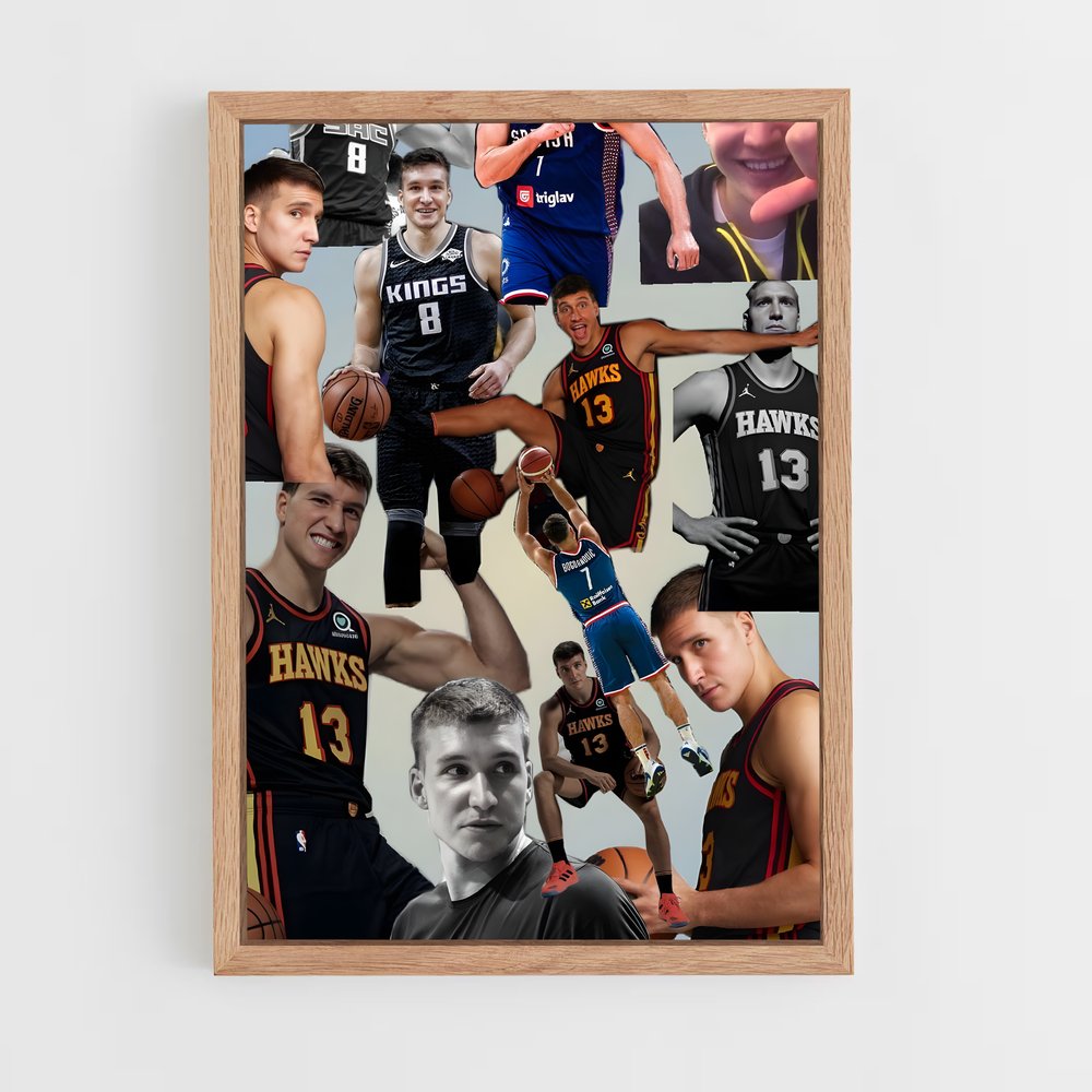 Poster All-Star Faces – affiche Basketball (vue 4)